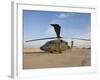 A UH-60 Black Hawk Helicopter at Camp Speicher, Iraq-null-Framed Photographic Print