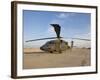 A UH-60 Black Hawk Helicopter at Camp Speicher, Iraq-null-Framed Photographic Print