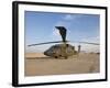 A UH-60 Black Hawk Helicopter at Camp Speicher, Iraq-null-Framed Photographic Print