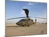 A UH-60 Black Hawk Helicopter at Camp Speicher, Iraq-null-Mounted Photographic Print