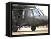 A UH-60 Black Hawk Taxis Out for a Mission over Northern Iraq-null-Framed Stretched Canvas