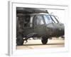 A UH-60 Black Hawk Taxis Out for a Mission over Northern Iraq-null-Framed Photographic Print