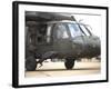 A UH-60 Black Hawk Taxis Out for a Mission over Northern Iraq-null-Framed Photographic Print