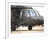 A UH-60 Black Hawk Taxis Out for a Mission over Northern Iraq-null-Framed Photographic Print