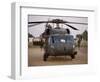 A UH-60L Black Hawk with Twin M240G Machine Guns at the Victory Base Complex in Baghdad, Iraq-null-Framed Photographic Print