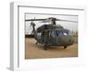 A UH-60L Black Hawk with Twin M240G Machine Guns-null-Framed Photographic Print