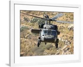 A UH-60L Yanshuf Helicopter of the Israeli Air Force-Stocktrek Images-Framed Photographic Print