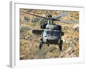 A UH-60L Yanshuf Helicopter of the Israeli Air Force-Stocktrek Images-Framed Photographic Print