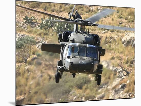 A UH-60L Yanshuf Helicopter of the Israeli Air Force-Stocktrek Images-Mounted Photographic Print