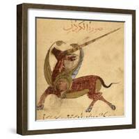 A Unicorn-Aristotle ibn Bakhtishu-Framed Giclee Print