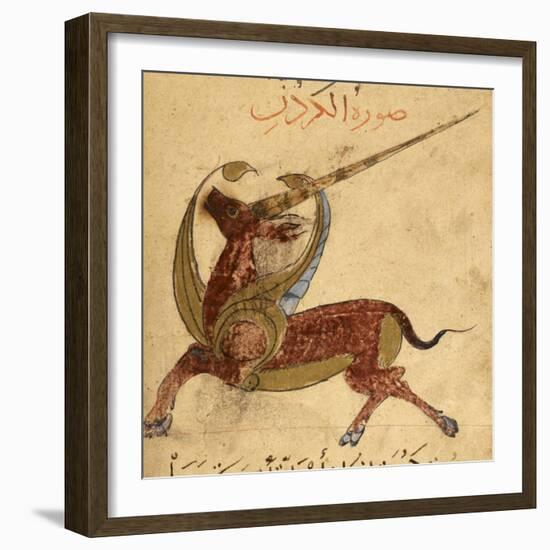 A Unicorn-Aristotle ibn Bakhtishu-Framed Giclee Print