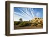 A Unique Rock Formation Near Ryan Campground in Joshua Tree National Park, California at Sunset-Ben Herndon-Framed Photographic Print