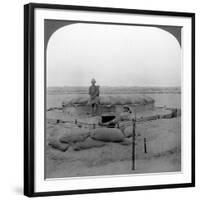 A Unique Sand Blockhouse, South-West Africa, World War I, C1915-null-Framed Photographic Print