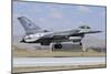 A United Arab Emirates Air Force F-16E Block 60 Landing at Konya Air Base-Stocktrek Images-Mounted Photographic Print