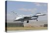 A United Arab Emirates Air Force F-16E Block 60 Landing at Konya Air Base-Stocktrek Images-Stretched Canvas