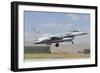 A United Arab Emirates Air Force F-16E Block 60 Landing at Konya Air Base-Stocktrek Images-Framed Photographic Print