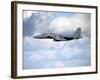 A United States Air Force F-15 Strike Eagle in Flight-Stocktrek Images-Framed Photographic Print