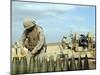 A US Marine Prepares Howitzer Rounds to be Fired Near Baghdadi, Iraq, January 6, 2007-Stocktrek Images-Mounted Photographic Print