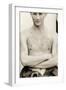 A Us Navy Sailor Shows-Off His Tattoos, 1942-null-Framed Photographic Print