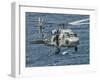 A US Navy SH-60F Seahawk Flying Off the Coast of Pakistan-Stocktrek Images-Framed Photographic Print