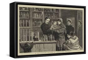 A Vaccination Station in Connaught, Ireland-John Charles Dollman-Framed Stretched Canvas