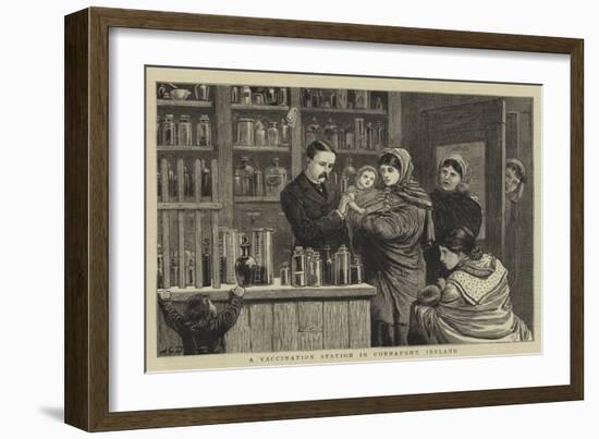 A Vaccination Station in Connaught, Ireland-John Charles Dollman-Framed Giclee Print