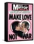 A Valentine's Day Message to Tony Blair and George Bush: Make Love Not War-null-Framed Stretched Canvas