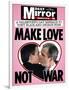 A Valentine's Day Message to Tony Blair and George Bush: Make Love Not War-null-Framed Photographic Print