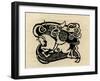 A Valkyrie, from Die Walküre, by Richard Wagner-Arthur Rackham-Framed Giclee Print