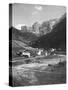 A Valley in Wolkenstein, Tyrol, C1900s-Wurthle & Sons-Stretched Canvas