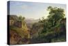 A Valley Near Sorrento, 1854-Louis Gurlitt-Stretched Canvas