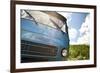 A Van on the Side of the Road in the Dutch Countryside North of Amsterdam, Netherlands-Carlo Acenas-Framed Photographic Print