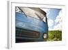 A Van on the Side of the Road in the Dutch Countryside North of Amsterdam, Netherlands-Carlo Acenas-Framed Photographic Print