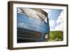 A Van on the Side of the Road in the Dutch Countryside North of Amsterdam, Netherlands-Carlo Acenas-Framed Photographic Print