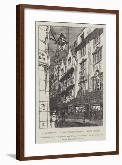 A Vanishing London Thoroughfare, Wych Street-Hugh Thomson-Framed Giclee Print