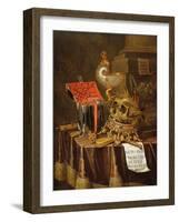 A Vanitas Still Life, 1689-Evert Collier-Framed Giclee Print