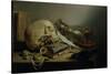 A Vanitas Still Life-Pieter Claesz-Stretched Canvas