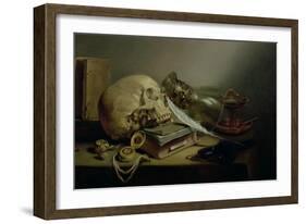 A Vanitas Still Life-Pieter Claesz-Framed Giclee Print