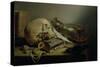 A Vanitas Still Life-Pieter Claesz-Stretched Canvas