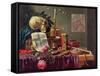 A Vanitas Still Life-Peeter Sion-Framed Stretched Canvas