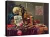 A Vanitas Still Life-Peeter Sion-Stretched Canvas