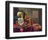 A Vanitas Still Life-Peeter Sion-Framed Giclee Print