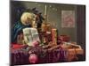 A Vanitas Still Life-Peeter Sion-Mounted Giclee Print