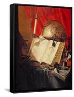 A Vanitas Still Life-Pieter De Ring-Framed Stretched Canvas