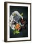 A Variety of Fresh Berries-Evangelia Kosmas-Framed Photographic Print