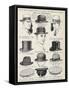 A Variety of Men's Hats-null-Framed Stretched Canvas