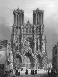 Notre Dame Cathedral, Rheims, France, 1847-A Varin-Stretched Canvas