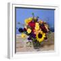 A vase of assorted flowers-Nadia Mackenzie-Framed Photo