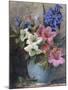 A Vase of Azaleas and Hyacinth-Charles Henry Slater-Mounted Giclee Print