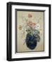 A Vase of Blue Flowers, C.1905-08-Odilon Redon-Framed Giclee Print